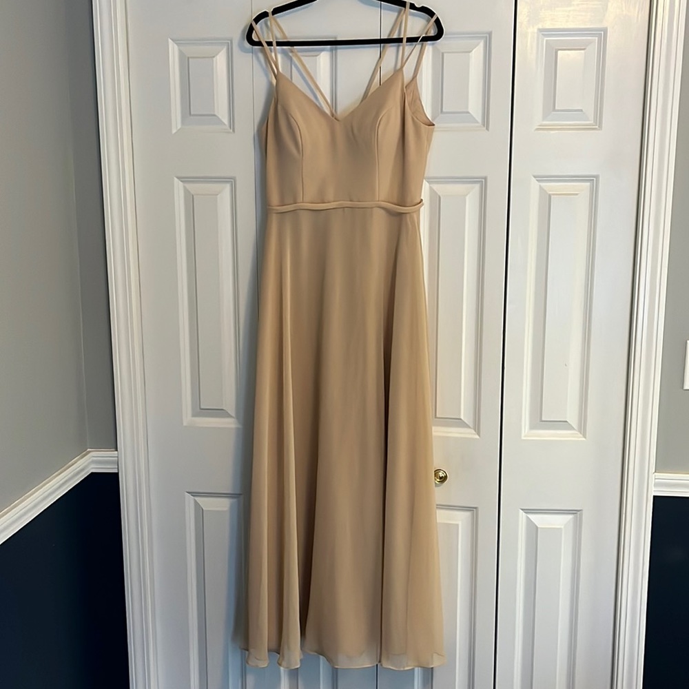 Azazie Janine Bridesmaids Dress in Champagne